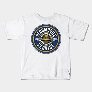 Oldsmobile Service Vintage Emblem Sign Kids T-Shirt